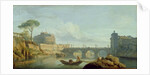 The Bridge and Castle Sant'Angelo, 1745 by Claude Joseph Vernet