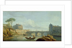 The Bridge and Castle Sant'Angelo, 1745 by Claude Joseph Vernet