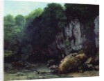 The Stream from the Black Cavern by Gustave Courbet