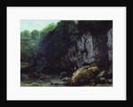 The Stream from the Black Cavern by Gustave Courbet
