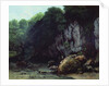 The Stream from the Black Cavern by Gustave Courbet