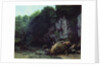 The Stream from the Black Cavern by Gustave Courbet