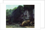 The Stream from the Black Cavern by Gustave Courbet