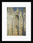Rouen Cathedral, Full Sun, Blue Harmony and Gold, 1894 by Claude Monet