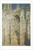Rouen Cathedral, Full Sun, Blue Harmony and Gold, 1894 by Claude Monet