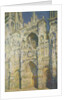 Rouen Cathedral, Full Sun, Blue Harmony and Gold, 1894 by Claude Monet
