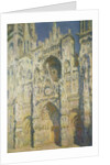 Rouen Cathedral, Full Sun, Blue Harmony and Gold, 1894 by Claude Monet