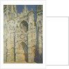 Rouen Cathedral, Full Sun, Blue Harmony and Gold, 1894 by Claude Monet