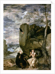 St. Anthony the Abbot and St. Paul the First Hermit, c.1642 by Diego Rodriguez de Silva y Velazquez