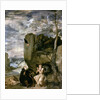 St. Anthony the Abbot and St. Paul the First Hermit, c.1642 by Diego Rodriguez de Silva y Velazquez