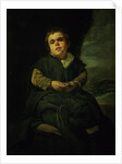 The Court Dwarf, Don Franciso Lezcano called 'El Nino de Vallecas', 1637 by Diego Rodriguez de Silva y Velazquez