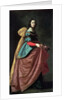 St. Elizabeth of Portugal 1640 by Francisco de Zurbaran