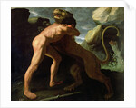 Hercules Fighting with the Nemean Lion by Francisco de Zurbaran