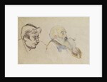 Portrait of Pissarro by Gauguin and Portrait of Gauguin by Pissarro by P. & Pissarro C. Gauguin
