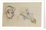 Portrait of Pissarro by Gauguin and Portrait of Gauguin by Pissarro by P. & Pissarro C. Gauguin