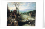 Market and Bleaching Ground, 1620-22 by Joos or Josse de The Younger Momper