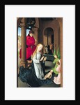 The Nativity, left wing of a triptych of the Adoration of the Magi, c.1470-72 by Hans Memling