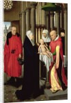 Adoration of the Magi: Right wing of triptych, depicting the Presentation in the Temple, c.1470-72 by Hans Memling
