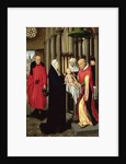 Adoration of the Magi: Right wing of triptych, depicting the Presentation in the Temple, c.1470-72 by Hans Memling