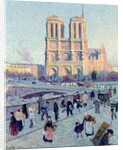Le Quai St. Michel and Notre Dame, 1901 by Maximilien Luce