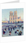Le Quai St. Michel and Notre Dame, 1901 by Maximilien Luce