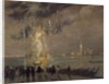 Fireworks over the Lagoon, c.1914 by Italico Brass