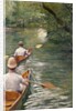 The Canoes, 1878 by Gustave Caillebotte