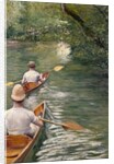 The Canoes, 1878 by Gustave Caillebotte