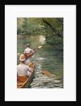 The Canoes, 1878 by Gustave Caillebotte