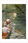 The Canoes, 1878 by Gustave Caillebotte
