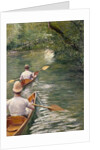 The Canoes, 1878 by Gustave Caillebotte