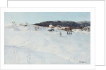 A Winter's Day in Norway, 1886 by Fritz Thaulow