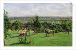 Hillside of Vesinet, Yvelines, 1871 by Camille Pissarro