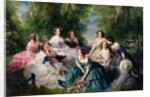 Empress Eugenie Surrounded by her Ladies-in-Waiting, 1855 by Franz Xaver Winterhalter