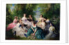 Empress Eugenie Surrounded by her Ladies-in-Waiting, 1855 by Franz Xaver Winterhalter