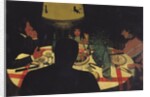 Dinner by Lamplight, 1899 by Felix Edouard Vallotton