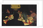 Dinner by Lamplight, 1899 by Felix Edouard Vallotton