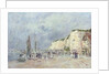The Cliffs at Dieppe and the 'Petit Paris' by Eugene Louis Boudin