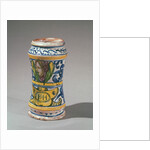 Albarelle, manufactured in Rouen, 1544 by Masseot Abaquesne