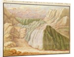 Ms 1798 fol.115 Grindelwald Glacier in the Alps, 1709 by Johann Jakob Scheuchzer