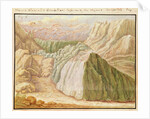 Ms 1798 fol.115 Grindelwald Glacier in the Alps, 1709 by Johann Jakob Scheuchzer