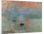 Impression, Sunrise, 1872 by Claude Monet