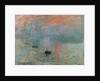 Impression, Sunrise, 1872 by Claude Monet
