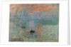 Impression, Sunrise, 1872 by Claude Monet