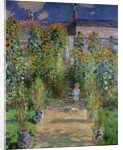 The Artist's Garden at Vetheuil, 1880 by Claude Monet