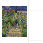 The Artist's Garden at Vetheuil, 1880 by Claude Monet