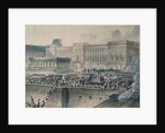 The Arrival of Louis XVI in Front of the Louvre, 17th July 1789 by Jean-Pierre Houel