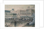 The Arrival of Louis XVI in Front of the Louvre, 17th July 1789 by Jean-Pierre Houel