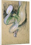 Study for Loie Fuller at the Folies-Bergere, 1893 by Henri de Toulouse-Lautrec