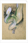 Study for Loie Fuller at the Folies-Bergere, 1893 by Henri de Toulouse-Lautrec